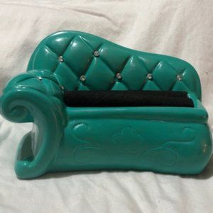 Vintage Teal Jewelry Organizer